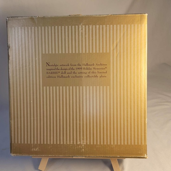 Vintage Collectible Holiday Memories BARBIE Plate 1997 Limited Edition COA - Picture 3 of 11